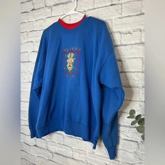 90s vintage may your holidays be bright Christmas sweater size XL. - Picture 2 of 6